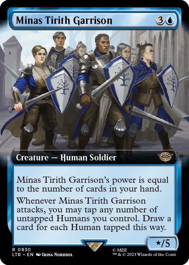 Image for Minas Tirith Garrison (Extended Art) (830) [Universes Beyond: The Lord of the Rings: Tales of Middle-earth]