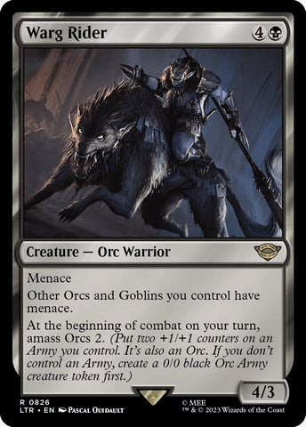 Image for Warg Rider (826) [Universes Beyond: The Lord of the Rings: Tales of Middle-earth]
