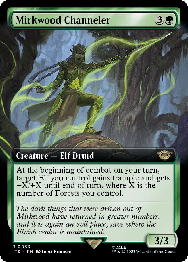 Image for Mirkwood Channeler (Extended Art) (833) [Universes Beyond: The Lord of the Rings: Tales of Middle-earth]