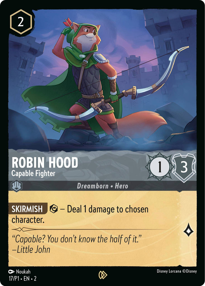 Image for Robin Hood - Capable Fighter (17) - Disney Lorcana