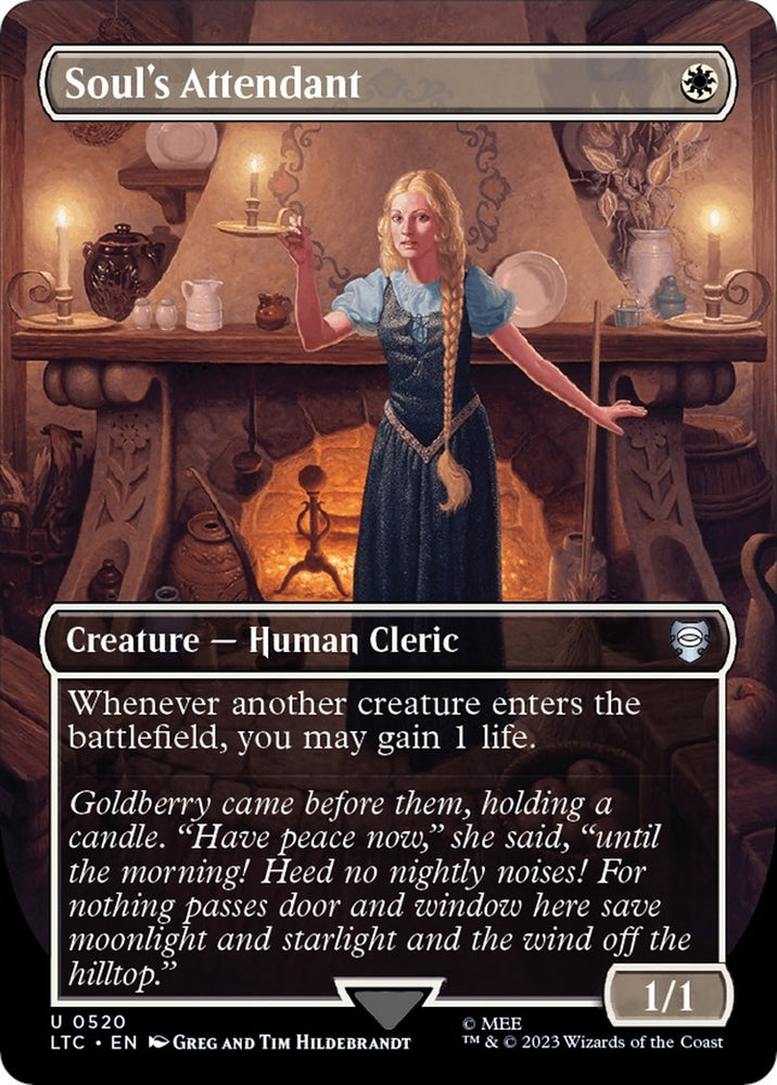 Image for Soul's Attendant (Borderless) (520) [Commander: The Lord of the Rings: Tales of Middle-earth]