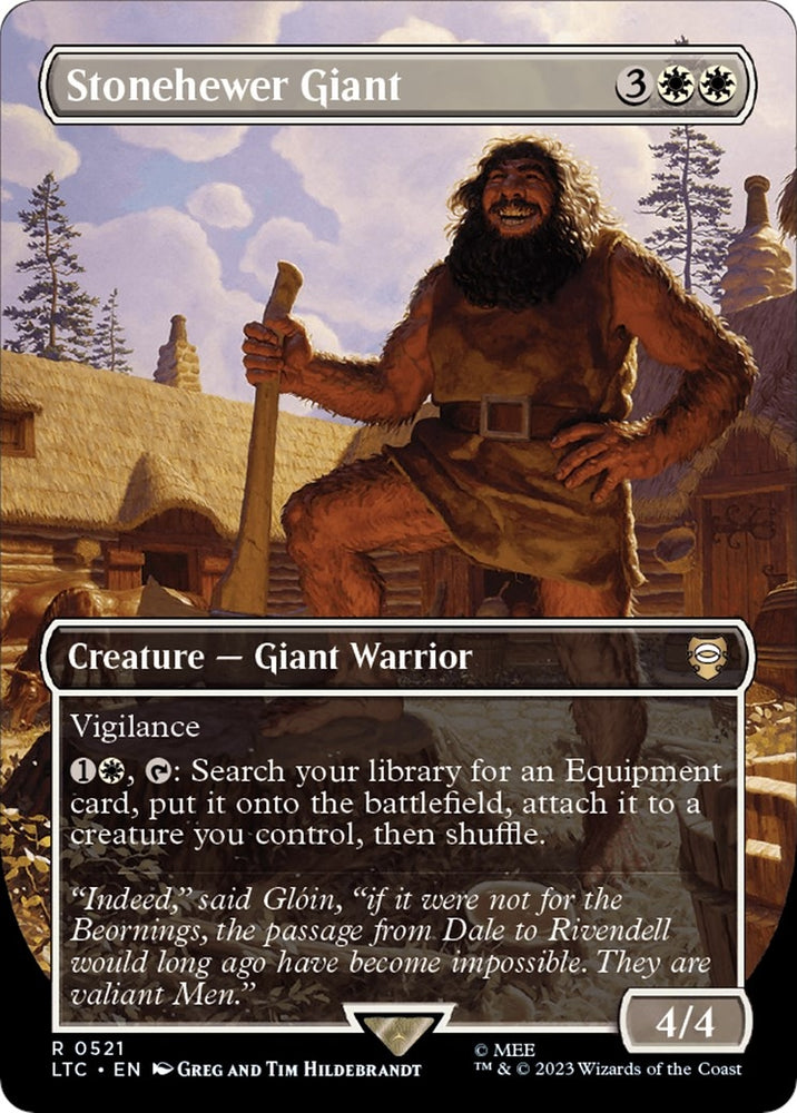 Image for Stonehewer Giant (Borderless) (521) [Commander: The Lord of the Rings: Tales of Middle-earth]