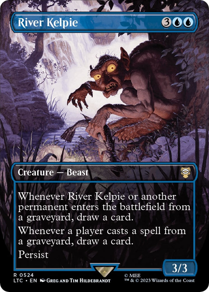 Image for River Kelpie (Borderless) (524) [Commander: The Lord of the Rings: Tales of Middle-earth]