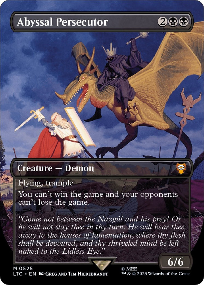 Image for Abyssal Persecutor (Borderless) (525) [Commander: The Lord of the Rings: Tales of Middle-earth]