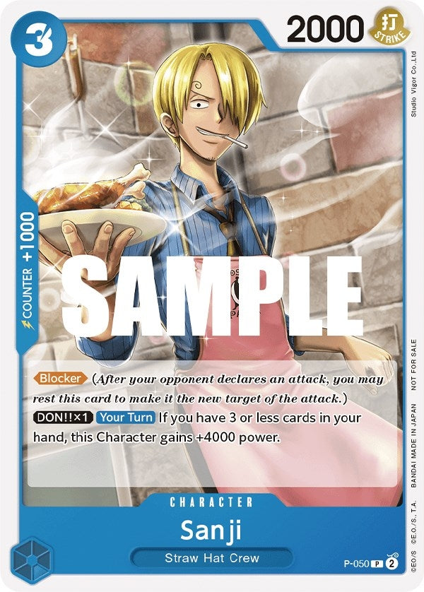 Image for Sanji (Sealed Battle Kit Vol. 1) (P-050) (One Piece Promotion Cards) - One Piece Card Game