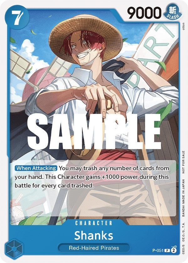 Image for Shanks (Sealed Battle Kit Vol. 1) (P-051) - One Piece Card Game