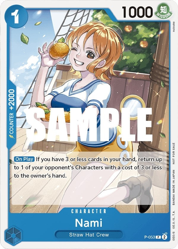 Nami (Sealed Battle Kit Vol. 1) (P-053) (One Piece Promotion Cards)