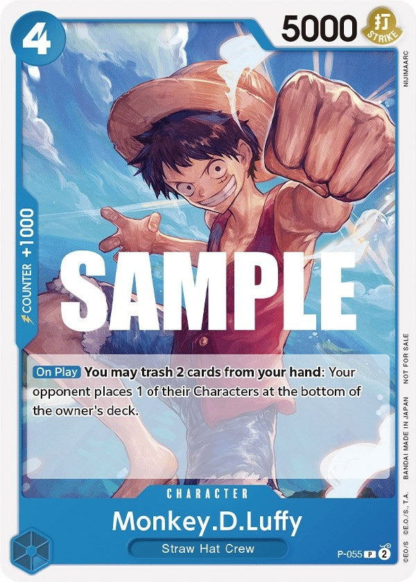 Monkey.D.Luffy (055) (Sealed Battle Kit Vol. 1) (P-055) (One Piece Promotion Cards)