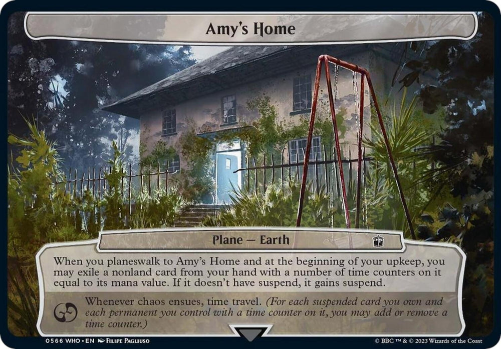 Image for Amy's Home (566) [Planechase: Universes Beyond: Doctor Who]