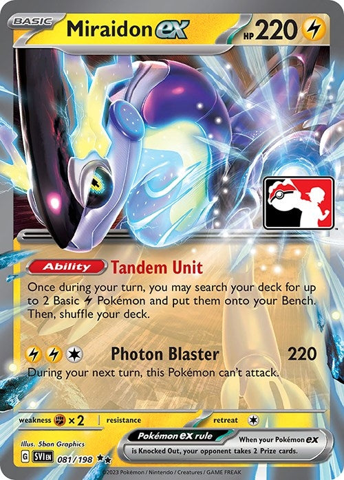 Image for Miraidon ex (081/198) [Prize Pack Series Cards]