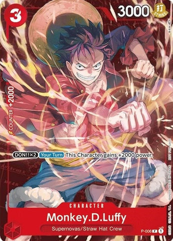Monkey.D.Luffy - P-006 (Retail Promo) (P-006) (One Piece Promotion Cards)