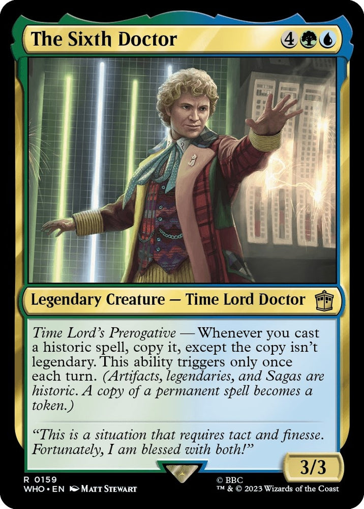 Image for The Sixth Doctor (159) [Universes Beyond: Doctor Who]
