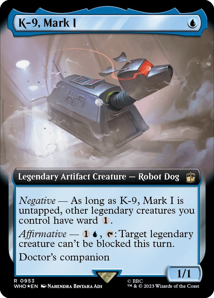 Image for K-9, Mark I (Extended Art) (Surge Foil) (953) [Universes Beyond: Doctor Who]