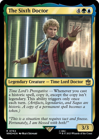 Image for The Sixth Doctor (Surge Foil) (764) [Universes Beyond: Doctor Who]