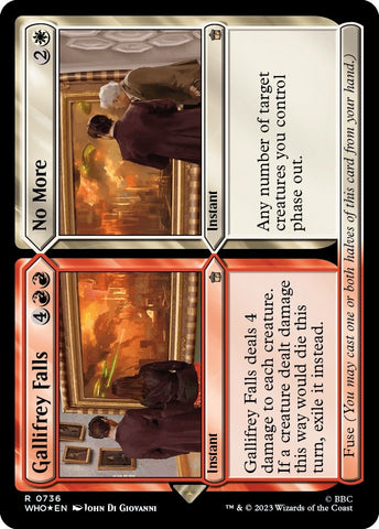 Image for Gallifrey Falls // No More (Surge Foil) (736) [Universes Beyond: Doctor Who]