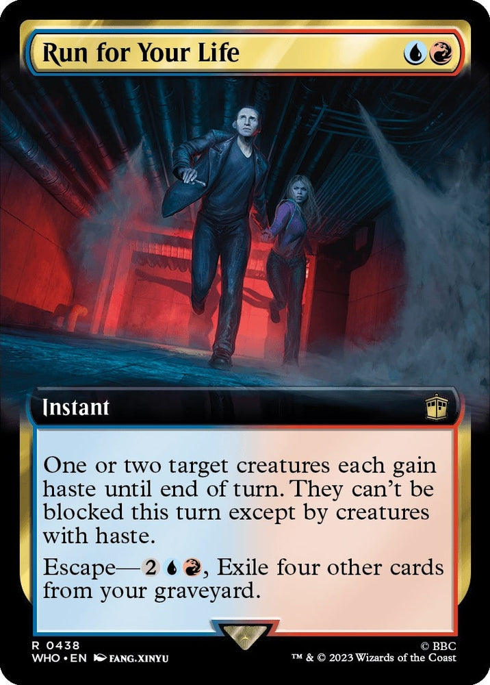 Image for Run for Your Life (Extended Art) (438) - Magic: The Gathering