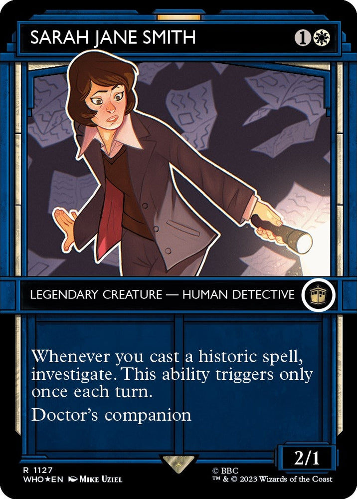 Image for Sarah Jane Smith (Showcase) (Surge Foil) (1127) - Magic: The Gathering