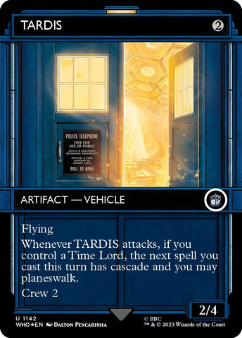 Image for TARDIS (Showcase) (Surge Foil) (1142) [Universes Beyond: Doctor Who]