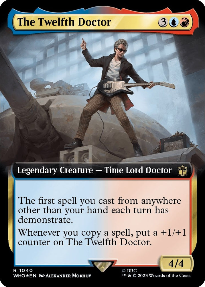 Image for The Twelfth Doctor (Extended Art) (Surge Foil) (1040) [Universes Beyond: Doctor Who]