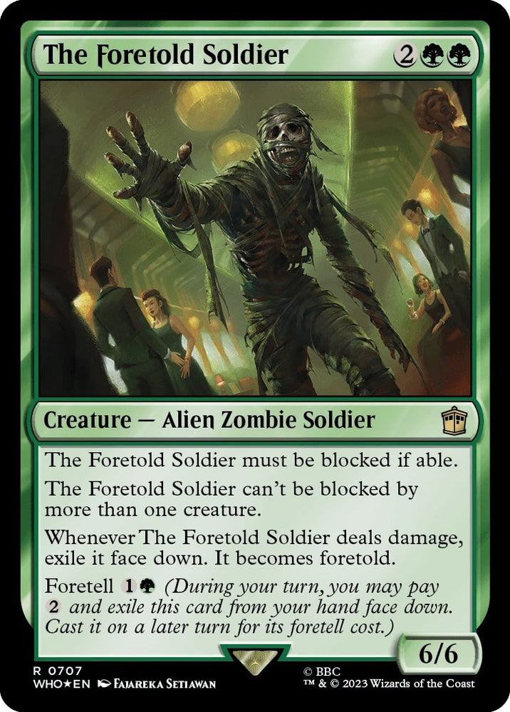 Image for The Foretold Soldier (Surge Foil) (707) - Magic: The Gathering