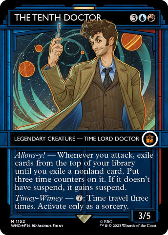 Image for The Tenth Doctor (Showcase) (Surge Foil) (1152) [Universes Beyond: Doctor Who]