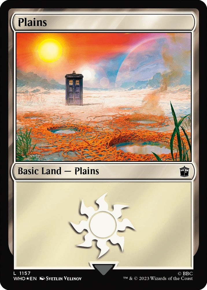 Image for Plains (1157) (Surge Foil) (1157) - Magic: The Gathering