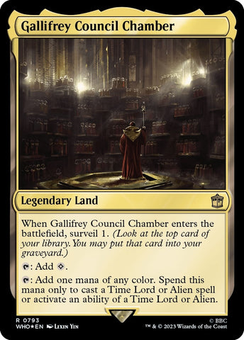 Image for Gallifrey Council Chamber (Surge Foil) (793) [Universes Beyond: Doctor Who]