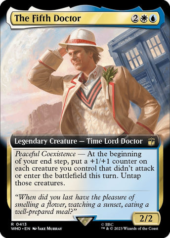 Image for The Fifth Doctor (Extended Art) (413) [Universes Beyond: Doctor Who]