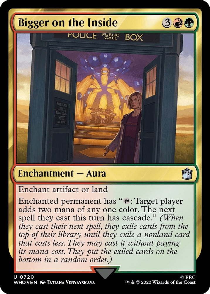 Image for Bigger on the Inside (Surge Foil) (720) [Universes Beyond: Doctor Who]