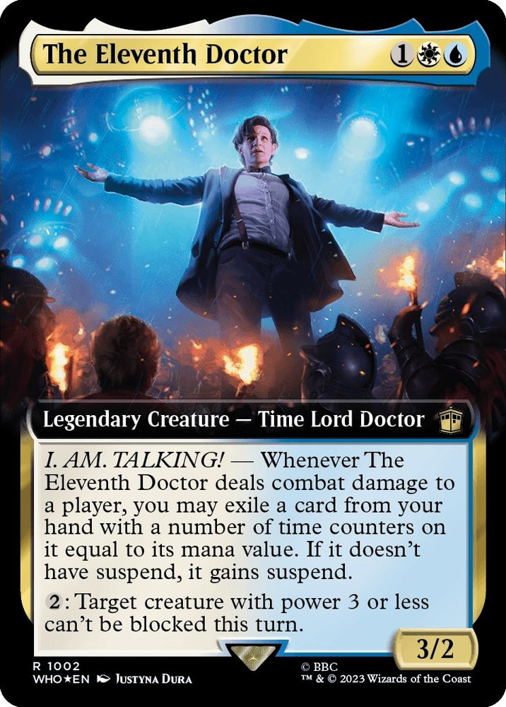 Image for The Eleventh Doctor (Extended Art) (Surge Foil) (1002) [Universes Beyond: Doctor Who]