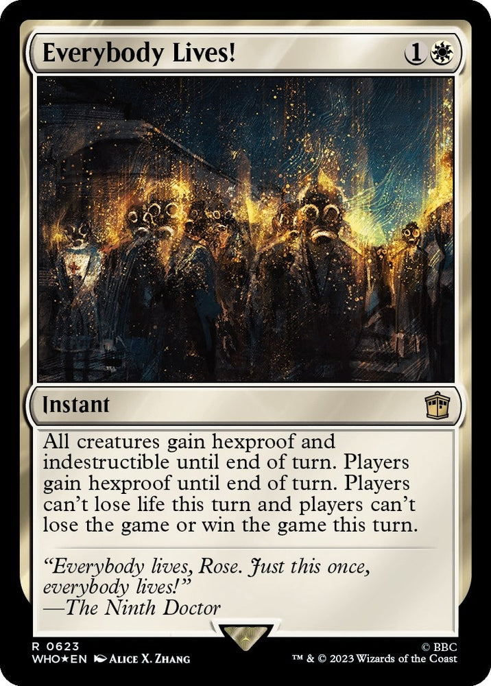 Image for Everybody Lives! (Surge Foil) (623) [Universes Beyond: Doctor Who]