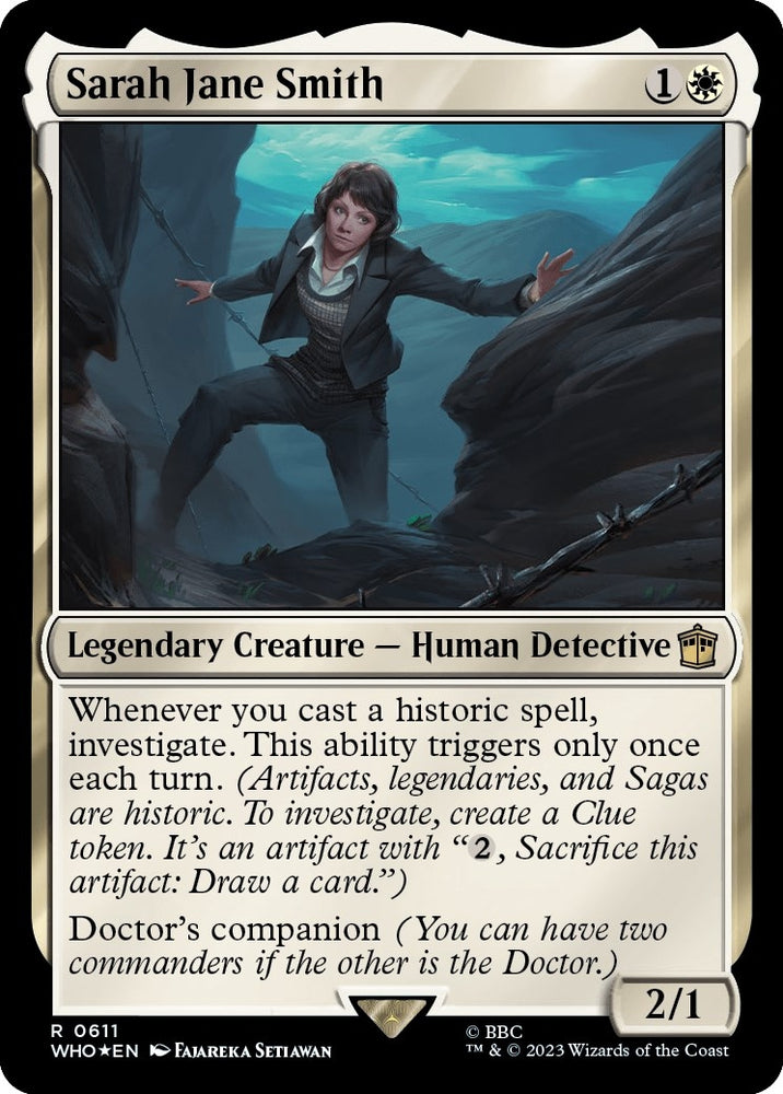Image for Sarah Jane Smith (Surge Foil) (611) - Magic: The Gathering