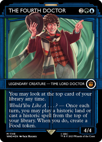 Image for The Fourth Doctor (Showcase) (Surge Foil) (1146) [Universes Beyond: Doctor Who]
