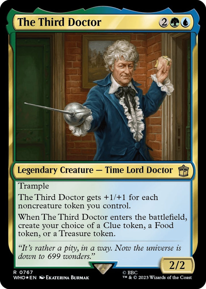 Image for The Third Doctor (Surge Foil) (767) - Magic: The Gathering