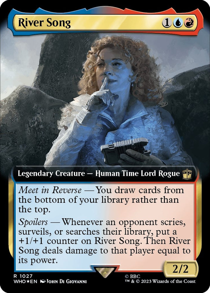Image for River Song (Extended Art) (Surge Foil) (1027) [Universes Beyond: Doctor Who]