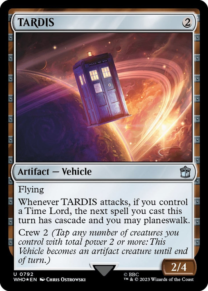 Image for TARDIS (Surge Foil) (792) [Universes Beyond: Doctor Who]