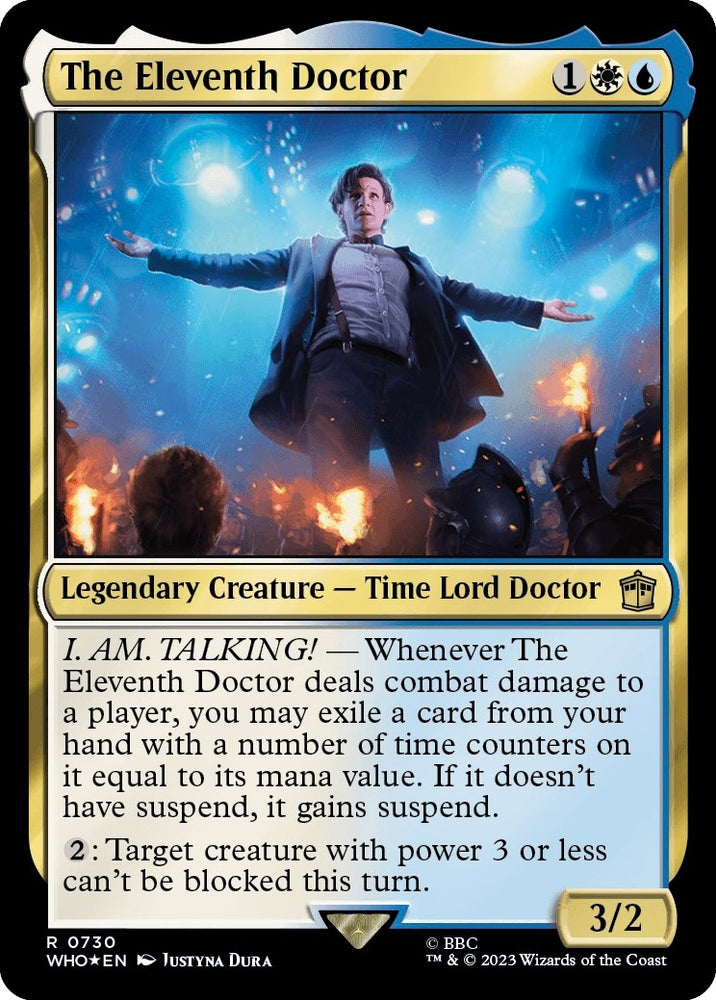 Image for The Eleventh Doctor (Surge Foil) (730) [Universes Beyond: Doctor Who]