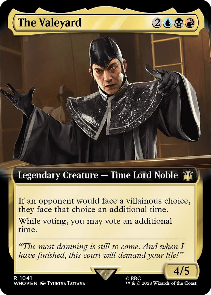 Image for The Valeyard (Extended Art) (Surge Foil) (1041) [Universes Beyond: Doctor Who]