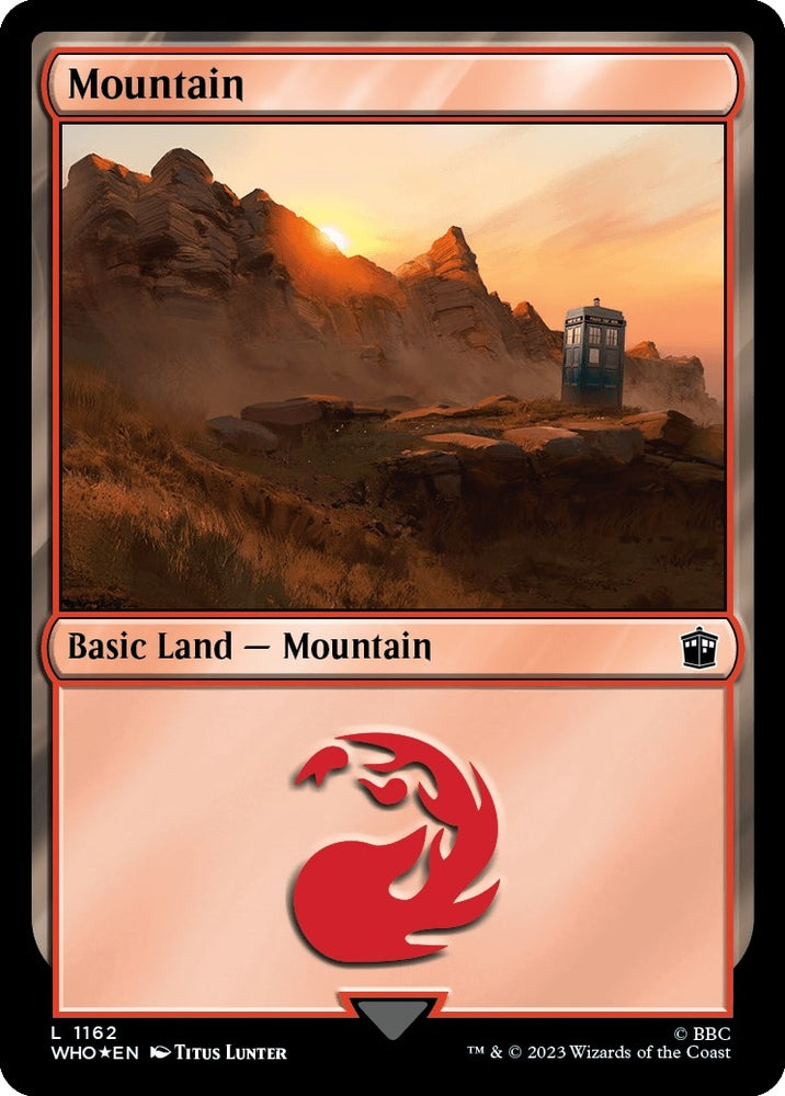 Image for Mountain (1162) (Surge Foil) (1162) [Universes Beyond: Doctor Who]
