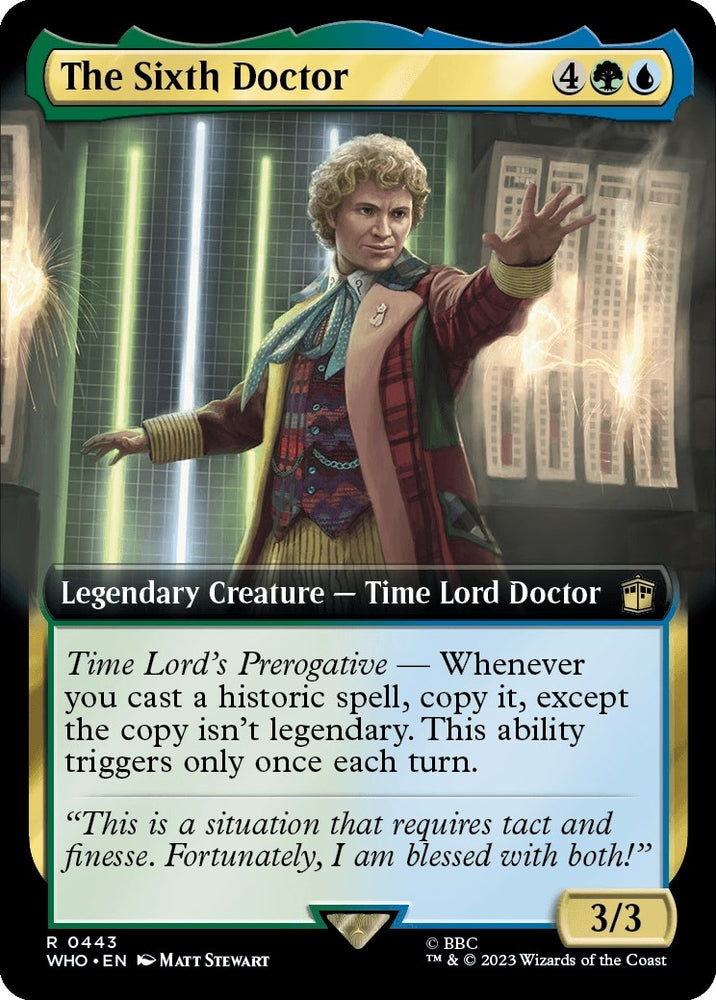Image for The Sixth Doctor (Extended Art) (443) [Universes Beyond: Doctor Who]