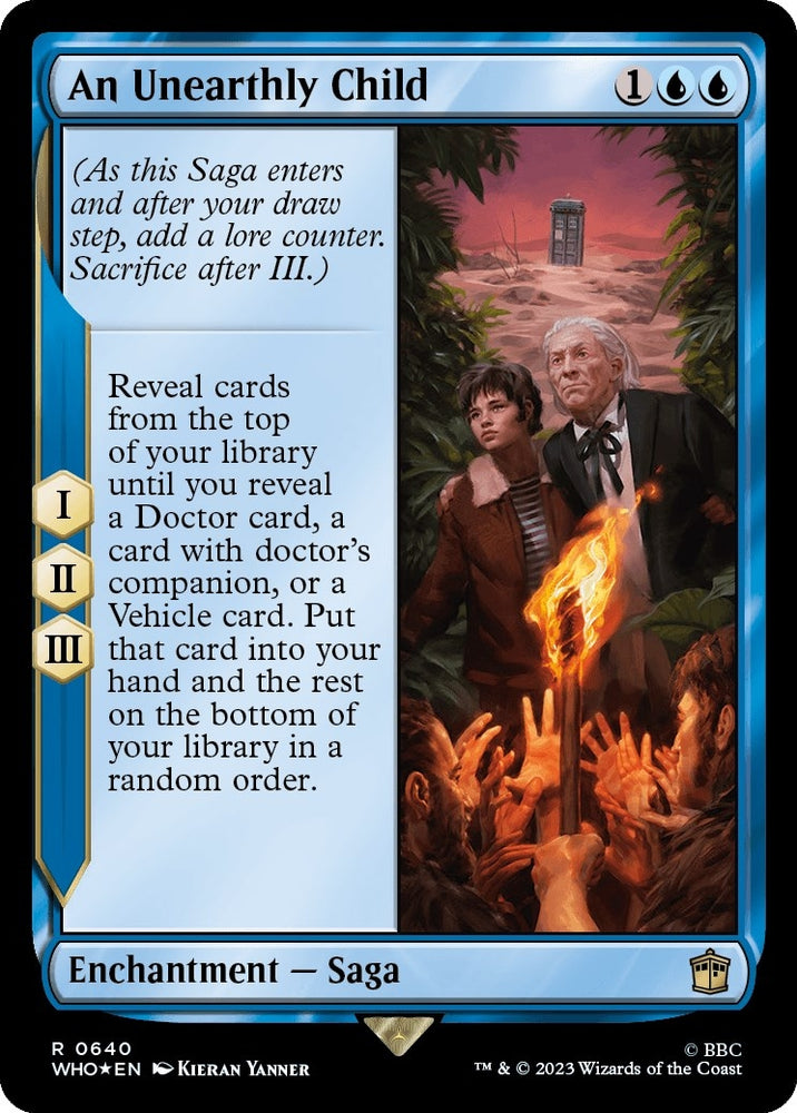 Image for An Unearthly Child (Surge Foil) (640) [Universes Beyond: Doctor Who]