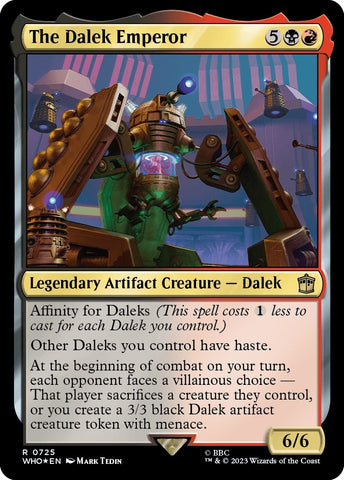 Image for The Dalek Emperor (Surge Foil) (725) [Universes Beyond: Doctor Who]