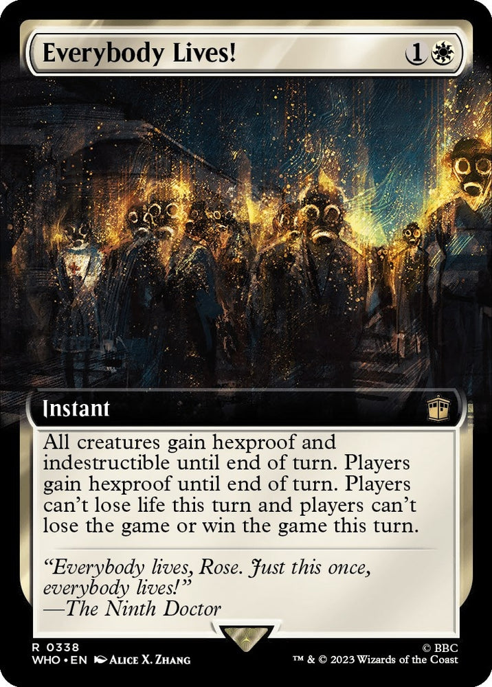 Image for Everybody Lives! (Extended Art) (338) [Universes Beyond: Doctor Who]