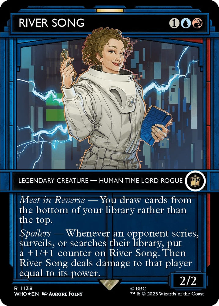 Image for River Song (Showcase) (Surge Foil) (1138) [Universes Beyond: Doctor Who]