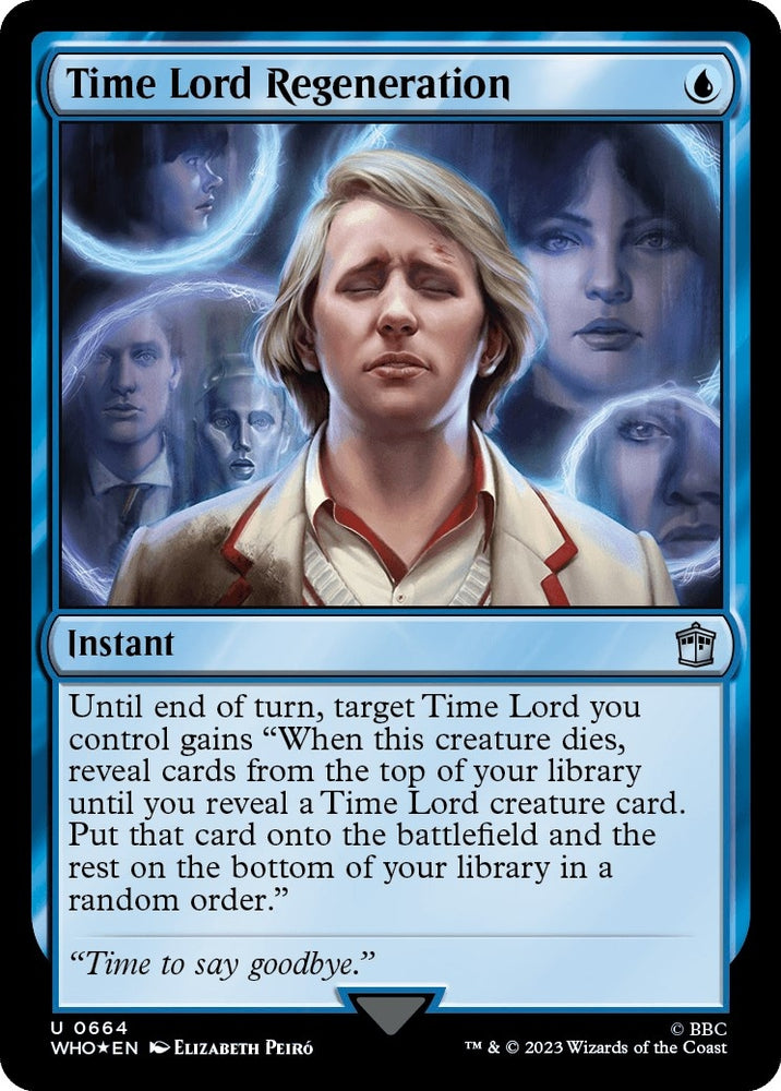 Image for Time Lord Regeneration (Surge Foil) (664) [Universes Beyond: Doctor Who]