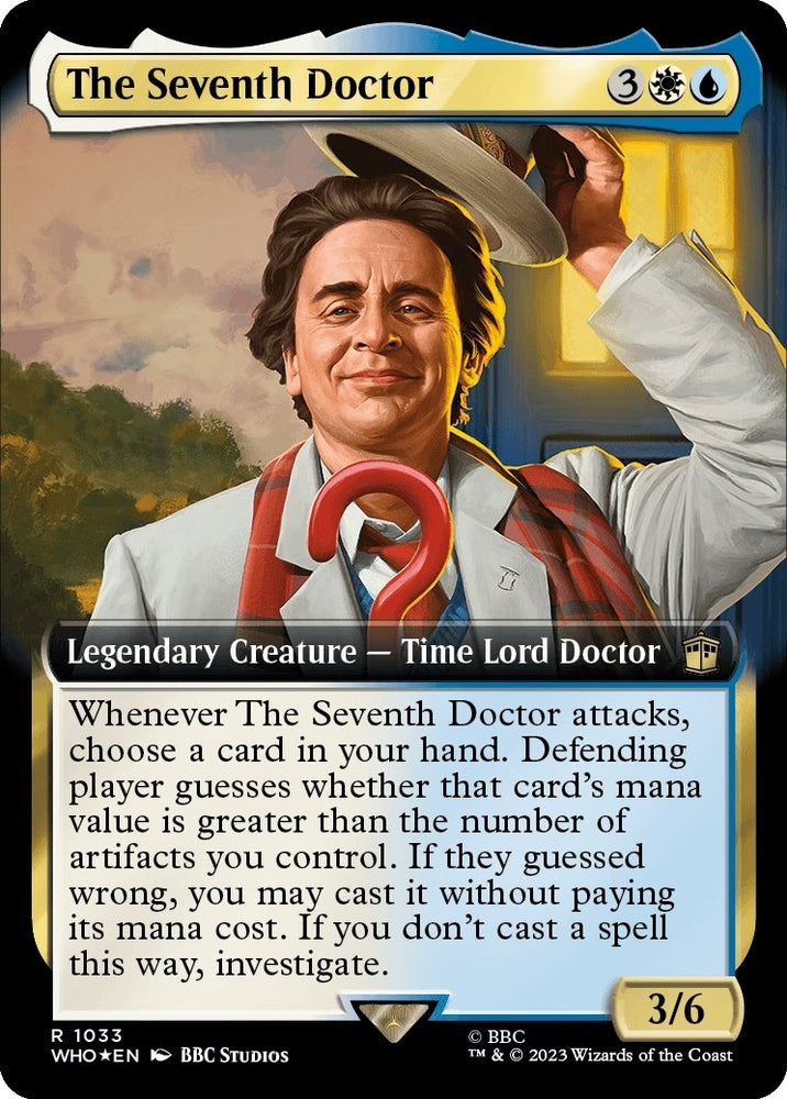 Image for The Seventh Doctor (Extended Art) (Surge Foil) (1033) [Universes Beyond: Doctor Who]