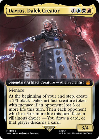Image for Davros, Dalek Creator (Extended Art) (Surge Foil) (998) [Universes Beyond: Doctor Who]