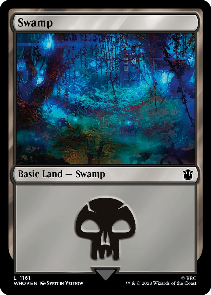 Image for Swamp (1161) (Surge Foil) (1161) [Universes Beyond: Doctor Who]