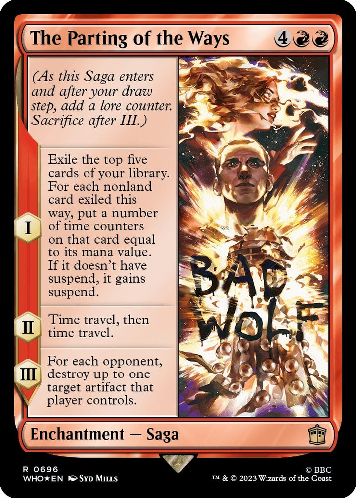 Image for The Parting of the Ways (Surge Foil) (696) [Universes Beyond: Doctor Who]
