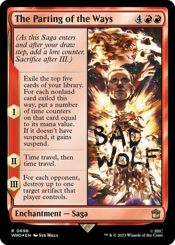 Image for The Parting of the Ways (Surge Foil) (696) [Universes Beyond: Doctor Who]